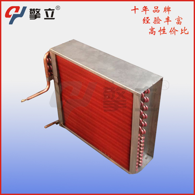 表冷器在風(fēng)機盤管中的使用 銅管銅片表冷器圖片
